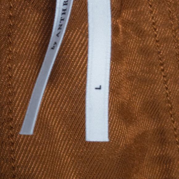 NEW Anthropologie Women’s Top Indie Boho Western Revival Orange Size Large - Picture 10 of 11